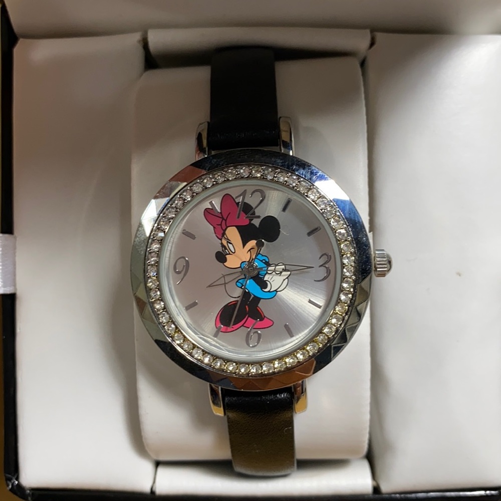 Disney Minnie Mouse Silver Wrist Watch